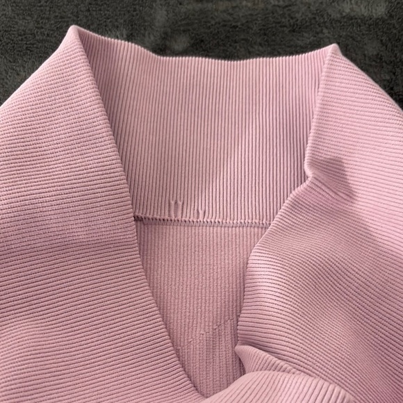 Ribbed Seamless‎ Leggings High Waist Tummy Control Yoga Pants - Picture 4 of 5